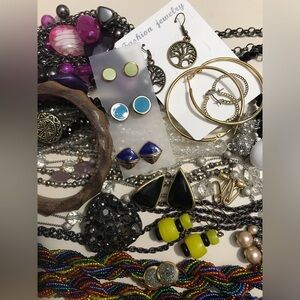 Wearable Vintage to Modern Jewelry Bundle Mystery Bag 25-27 pieces